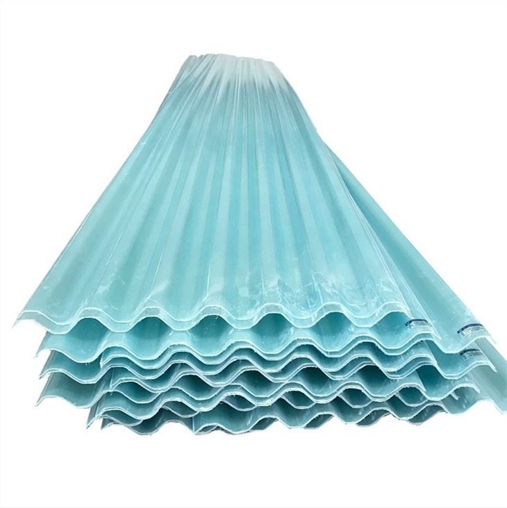 Fiber Glass GRP FRP GFRP Corrugated Flat Reinforced Polyester Daylight Skylight Sheet